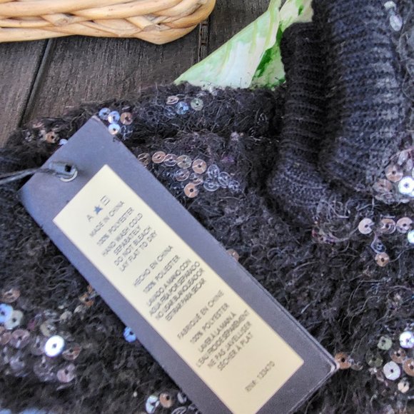 Rachel Zoe Stretch Sequin Arm Warmers - Picture 3 of 4